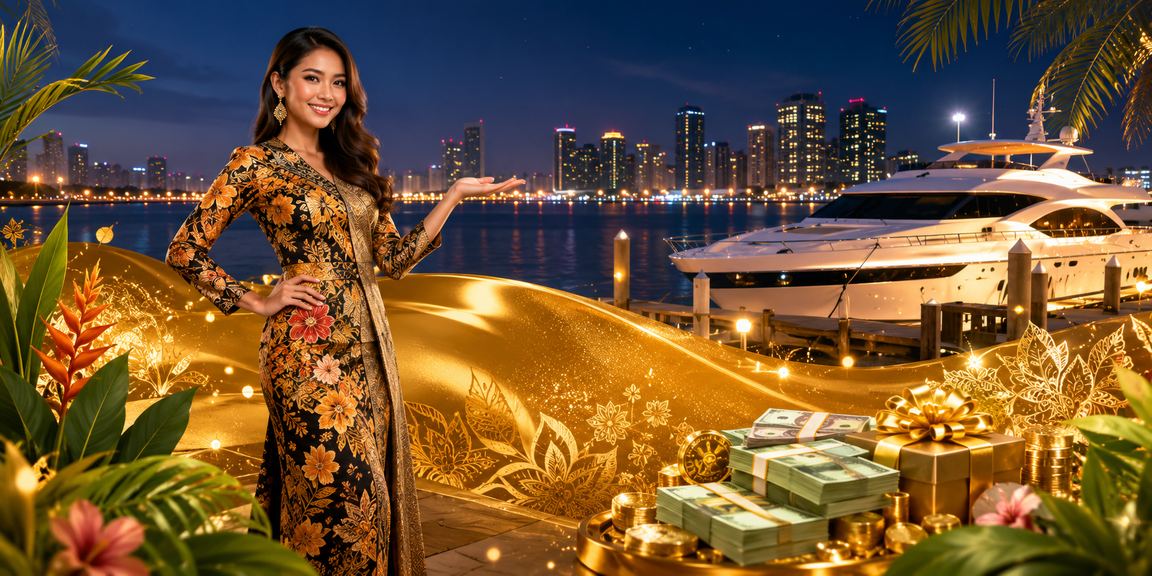Cashback bonus display in Penang batik style on the luckin platform
